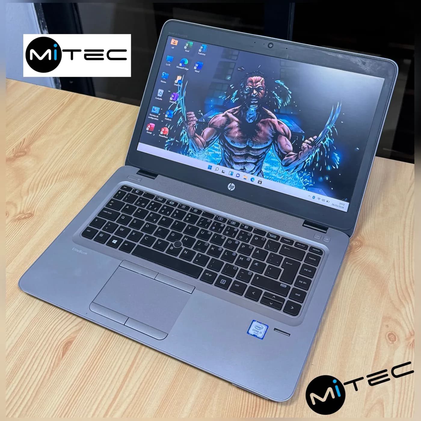 Pc Hp EliteBook 840 G3 Core i7 - 8 GB - 256 GB Ssd - Clavier Rétro Éclairé - 14 Pouces - Sac + Souris + Clé Usb Offert