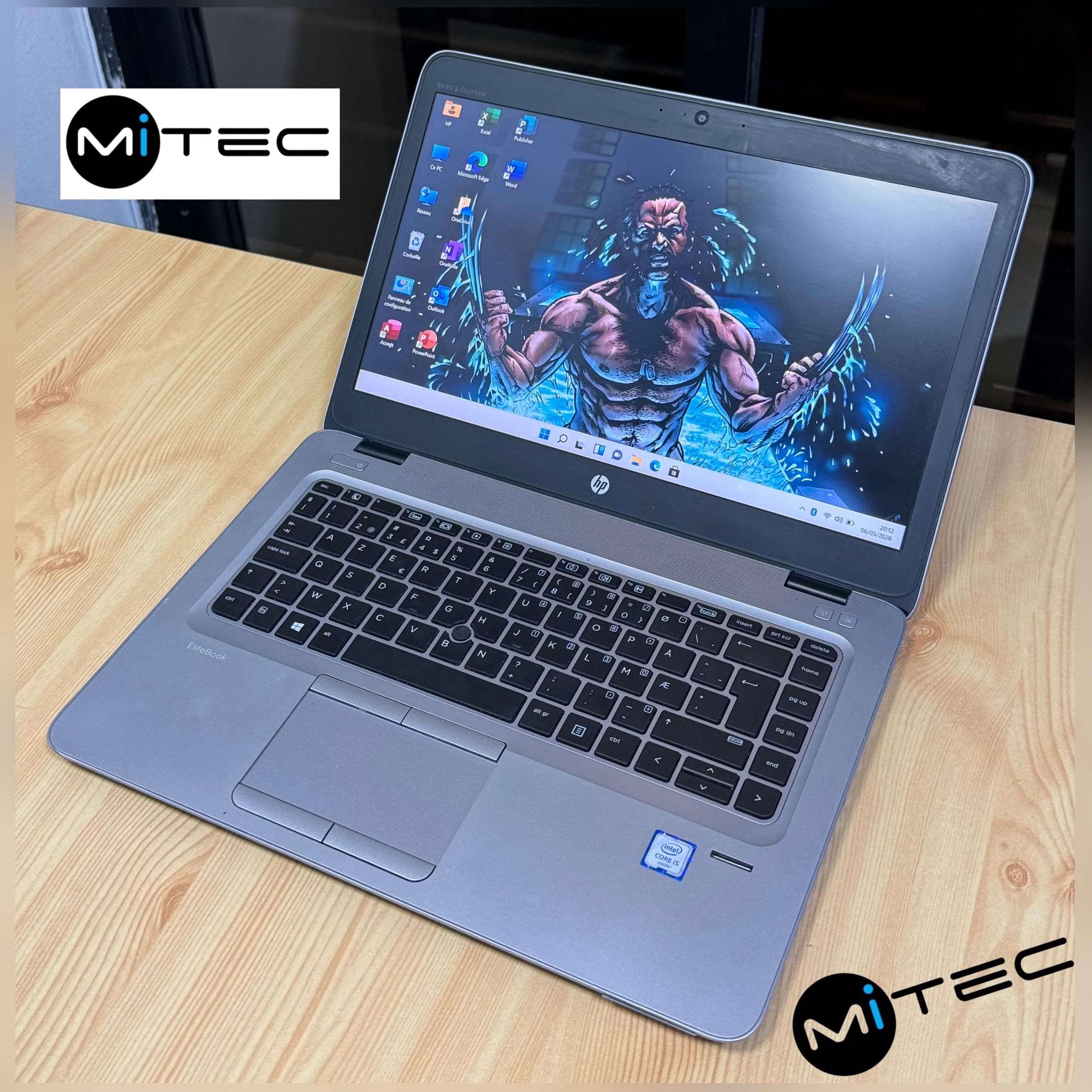 Pc Hp EliteBook 840 G3 Core i7 - 8 GB - 256 GB Ssd - Clavier Rétro Éclairé - 14 Pouces - Sac + Souris + Clé Usb Offert