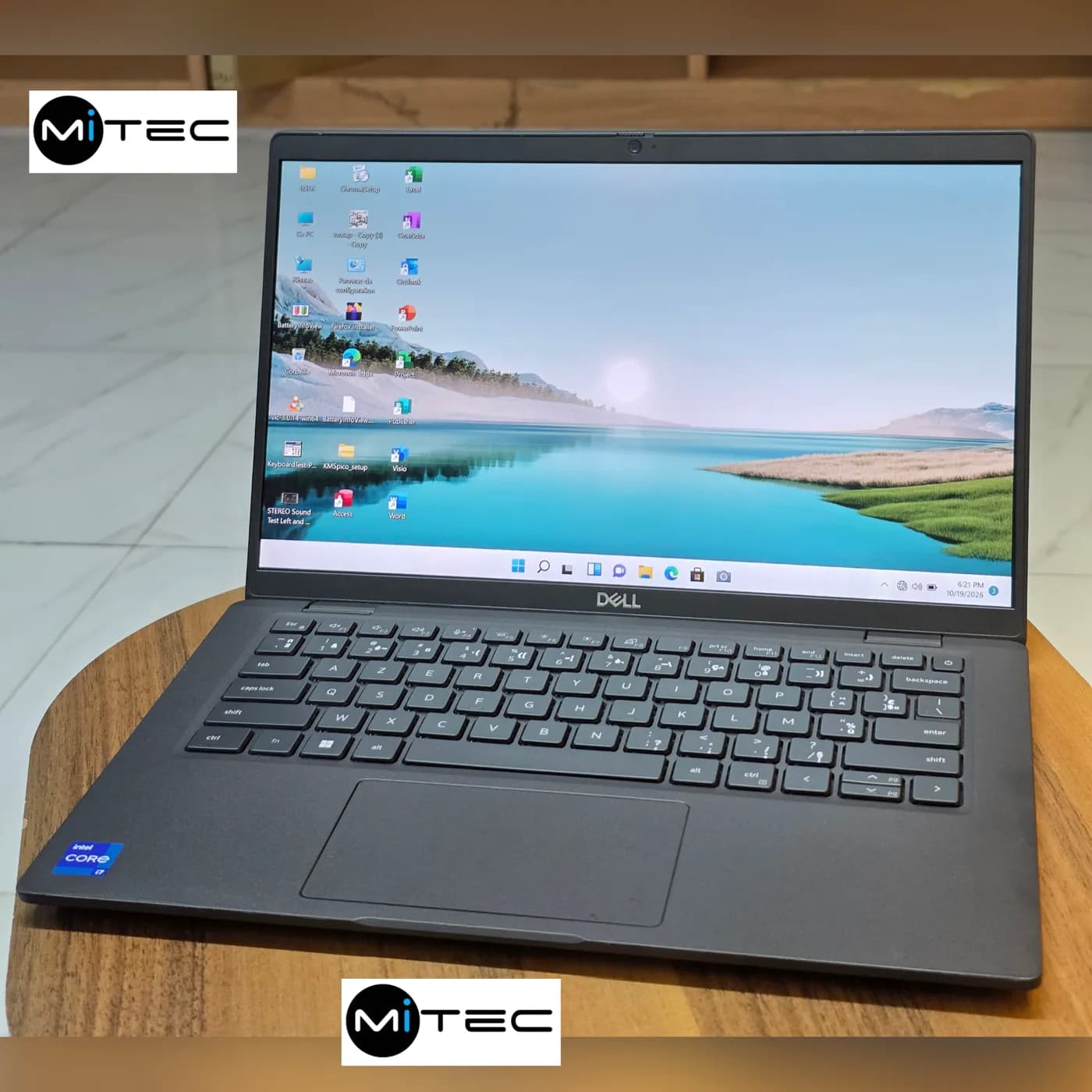 Pc Dell 7430 Core i7 - 14 Pouce - 12ème Gén - 32 GB Ram - 512 GB Ssd - Sac + Clé USB + Souris