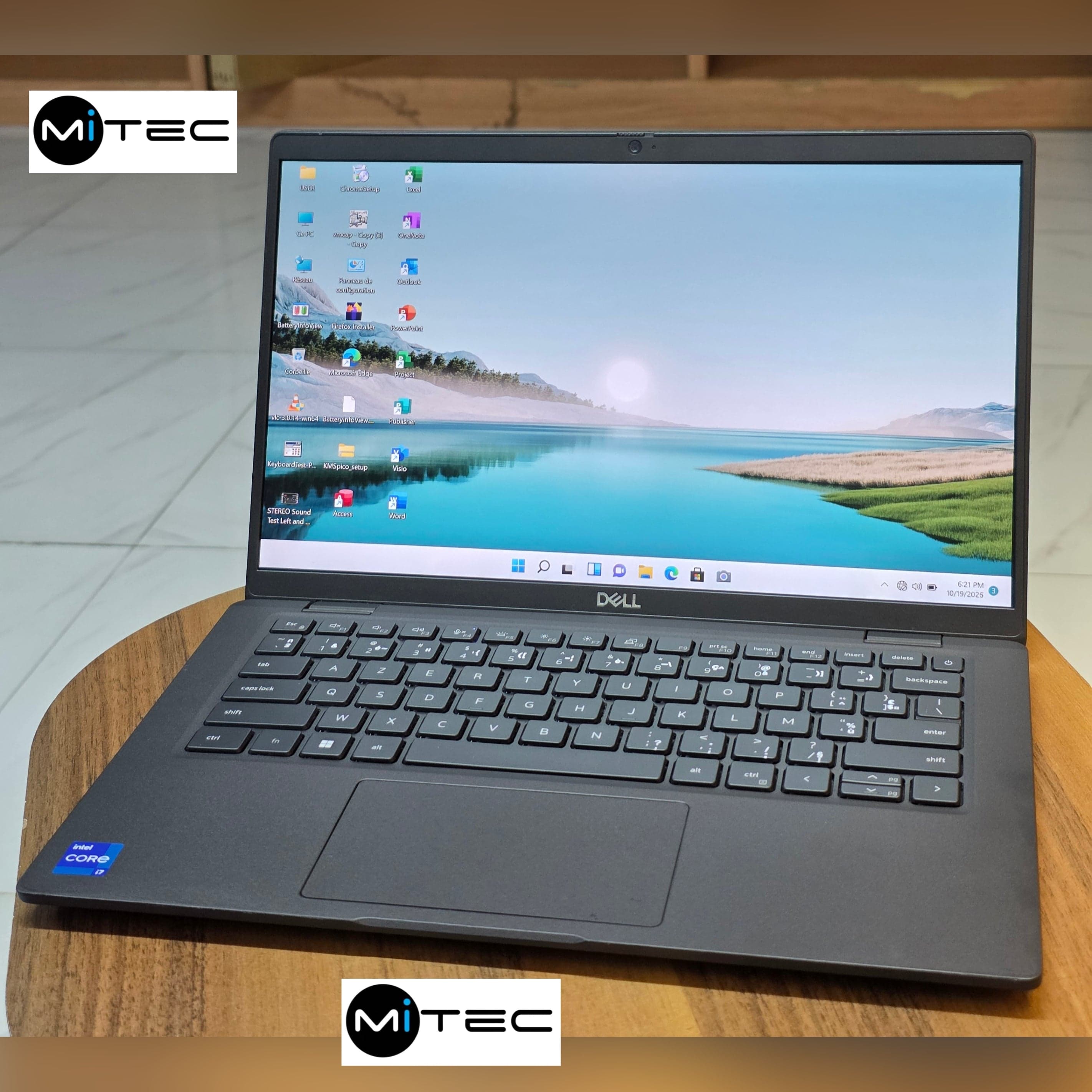 Pc Dell 7430 Core i7 - 14 Pouce - 12ème Gén - 32 GB Ram - 512 GB Ssd - Sac + Clé USB + Souris