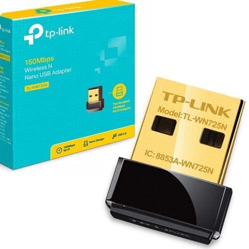 Adaptateur Clé Wifi Nano USB Sans Fil TL-WN725N - Noir