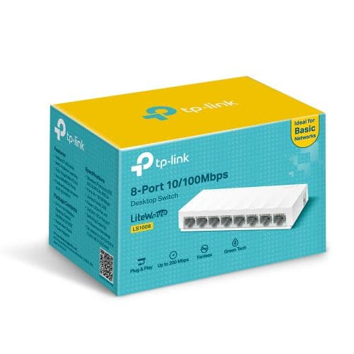 Switch 8 Ports TP-LINK LS1008 10/100 Mbps