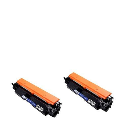Lot De 2 Cartouches Compatibles Toner 30A (CF230A) - Noir