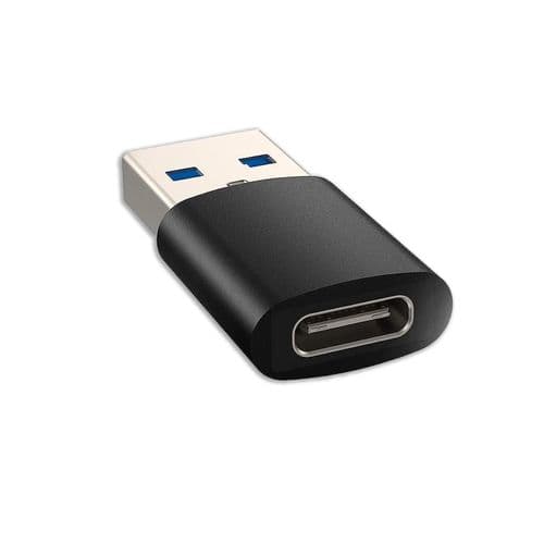 Adaptateur USB C Vers USB,Adaptateur USB C Femelle Vers USB Mâle, Adaptateur USB C Vers USB 3.0 Type C Compatible Avec IPhone 14/13/12/11/X, Samsung Galaxy S20 S21 S22 S23 (Noir)