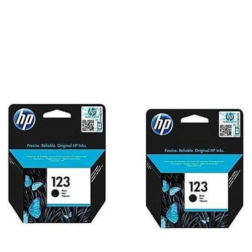 Lot De 2 Cartouches D'encre HP 123 - Noir - D'origine