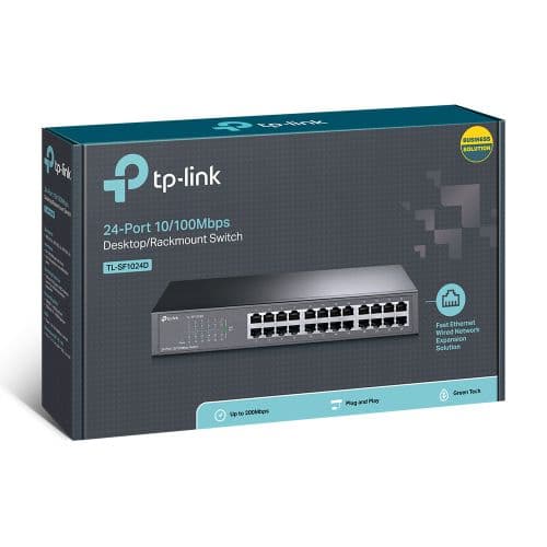 Switch TP-Link 24 Ports - TL-SF1024D - 10/100 Mbps