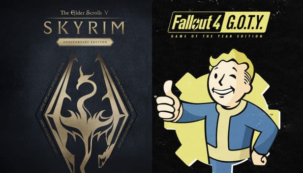 Skyrim Anniversary Edition + Fallout 4 G.O.T.Y Bundle - PC (Microsoft Store)