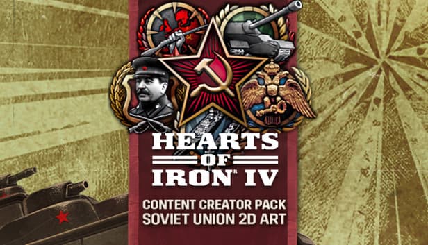Hearts of Iron IV: Content Creator Pack - Soviet Union 2D Art - PC (Steam) — Image 1 sur 1