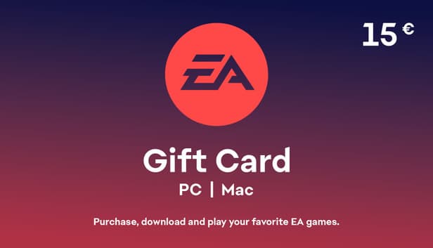 EA Carte Cadeau 15€ - PC & Mac (Electronic Arts)