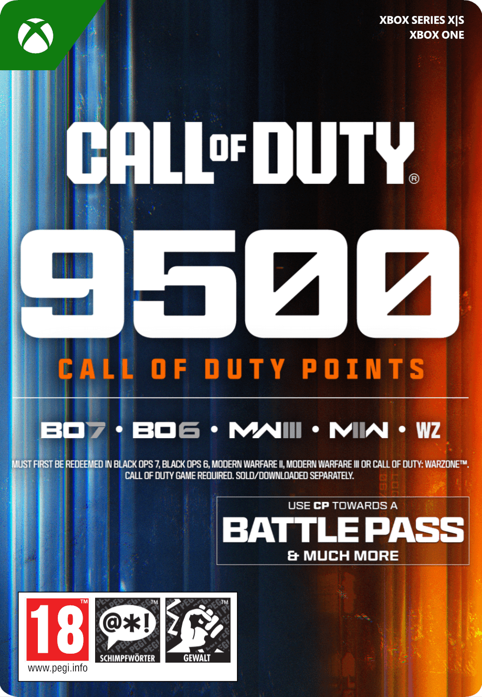 9 500 POINTS CALL OF DUTY