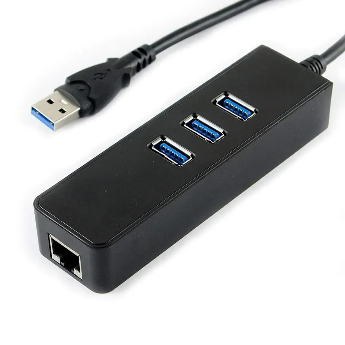 Adaptateur HUB USB Multiport + Port RJ-45 Gigabit - USB 3.0